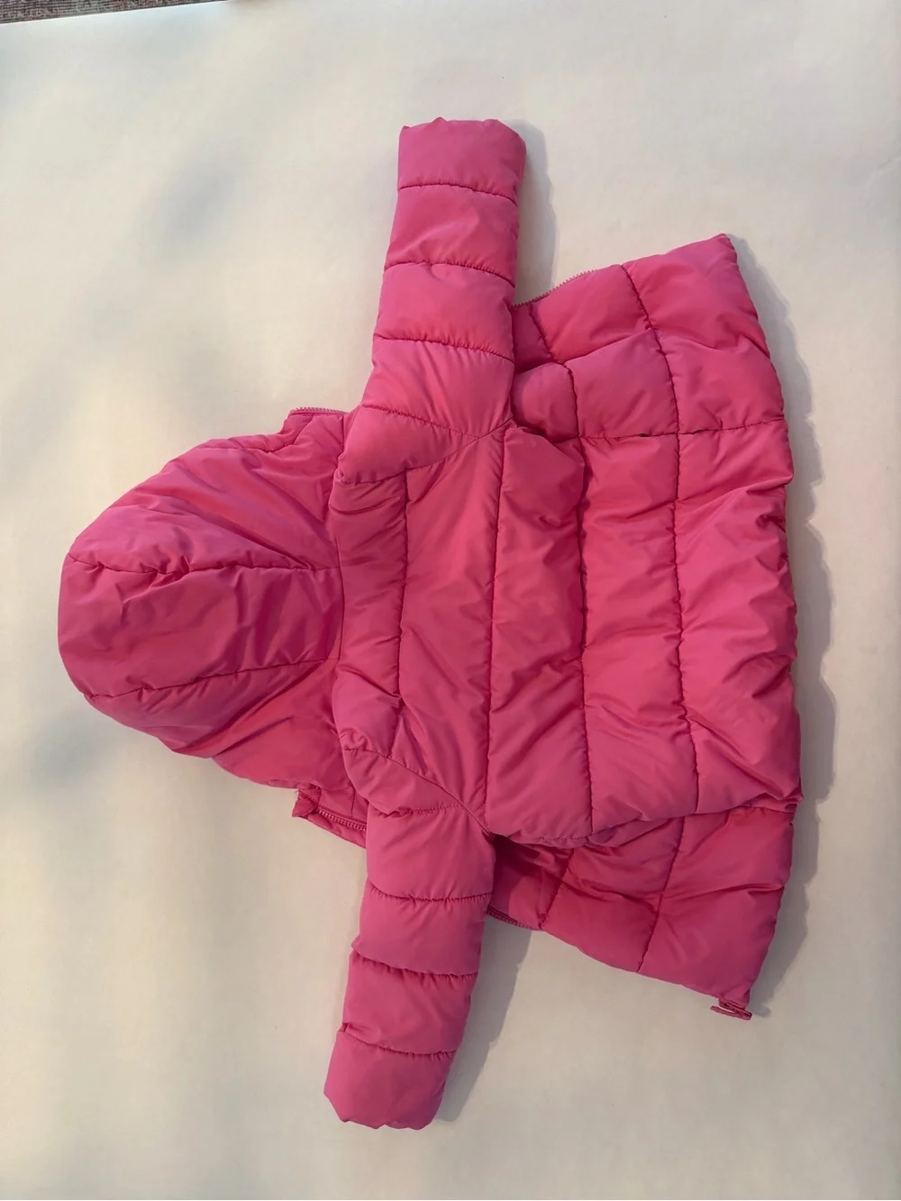 The Children's Place Hot Pink Hooded Puffer Jacket